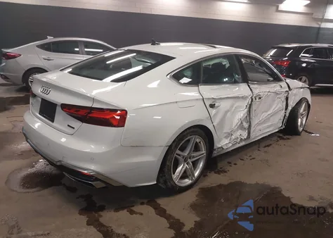 2021 Audi A5 Sportback Premium Plus 45 Tfsi Quattro S Tronic из США, поврежденный, VIN WAUFACF50MA045156
